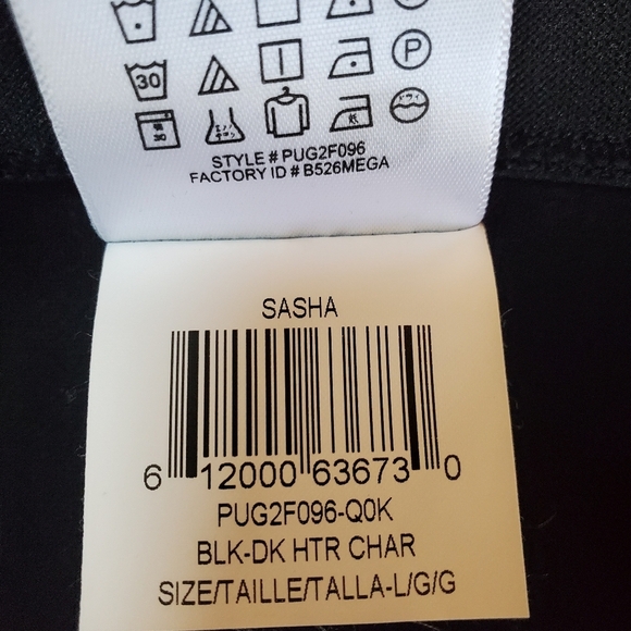 BCBGMAXAZRIA Dark Heather Charcoal Sasha Leggings Sz L - Picture 4 of 13